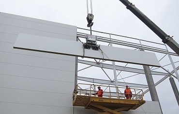 Облицовка фасада сэндвич-панелями